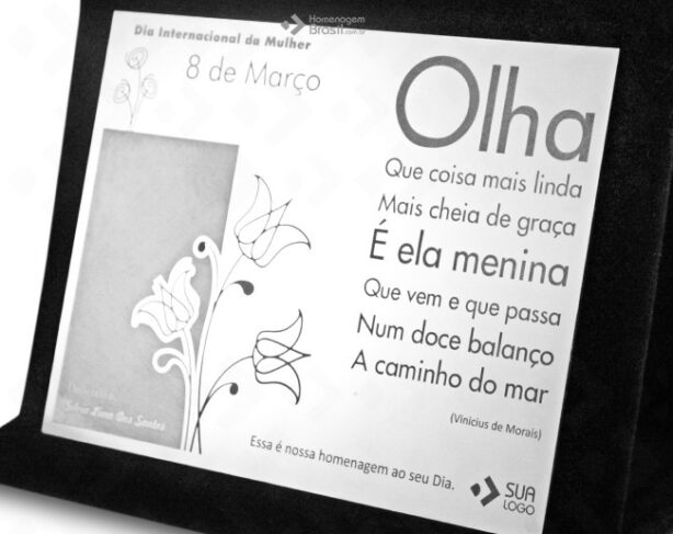 Placa de Homenagem - Homenagem Brasil